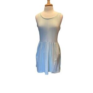 Dress H and M cotton tank sea foam green womens M